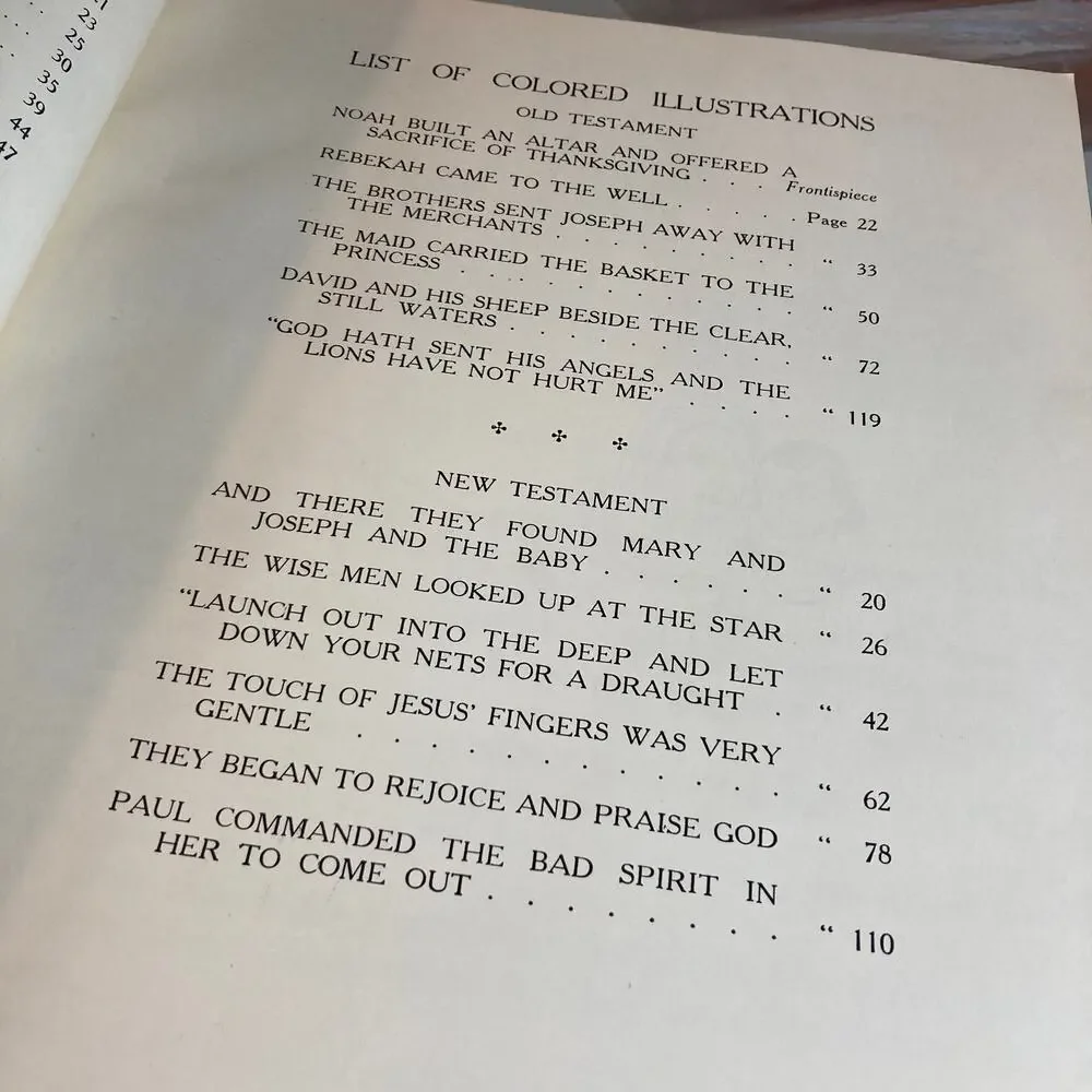 Vintage 50s Bible Stories for Young People (Platt & Munk) Hardcover Illustrated